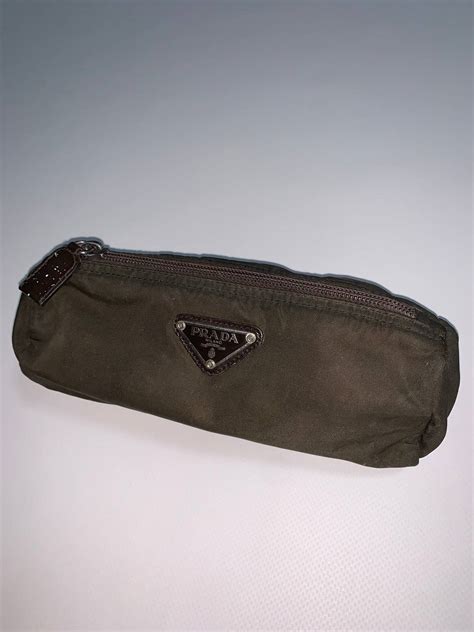 buy prada pencil case|prada nylon makeup bag.